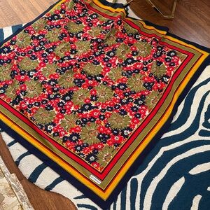 Givenchy Large Floral Cotton Scarf